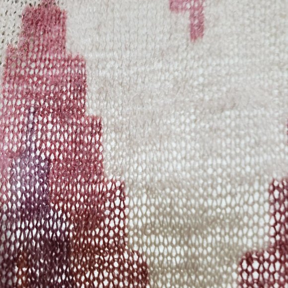 2/$20 MAURICES Lightweight Knit Open Front aztec Cardigan 3/4 sleeve sz Small - Picture 11 of 13